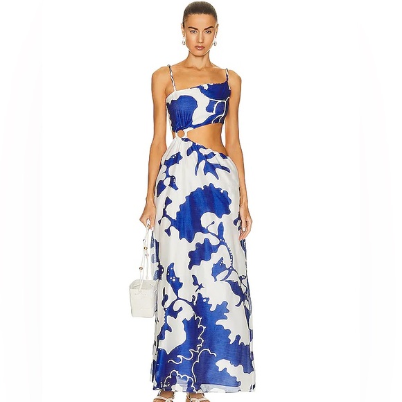 SIR the label | Dresses | Sir The Label Vivi Asymmetrical Cut Out Dress Nwt  Sir Size 2 Us 6 | Poshmark